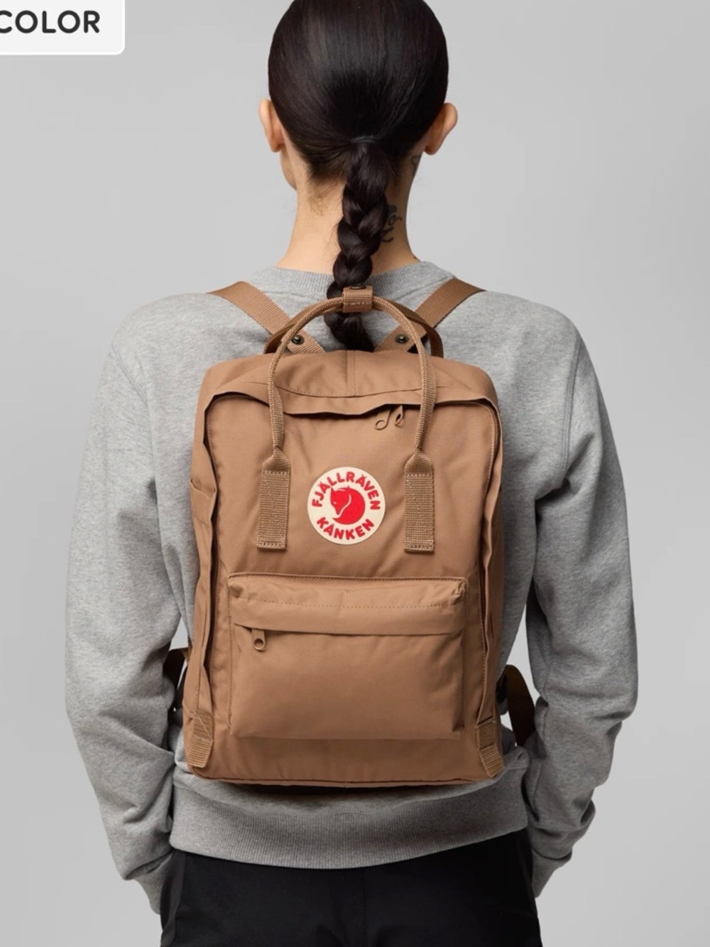Fjallraven KÅNKEN EVERYDAY OUTDOOR Gorpcore backpack- chalk rose - Picture 2 of 14
